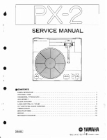 Yamaha PX-2 - Service Manual 